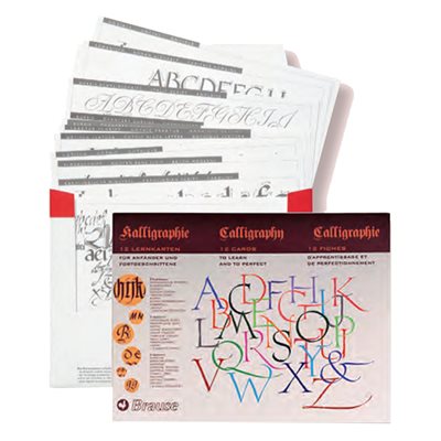 Brause Calligraphy Practice Cards