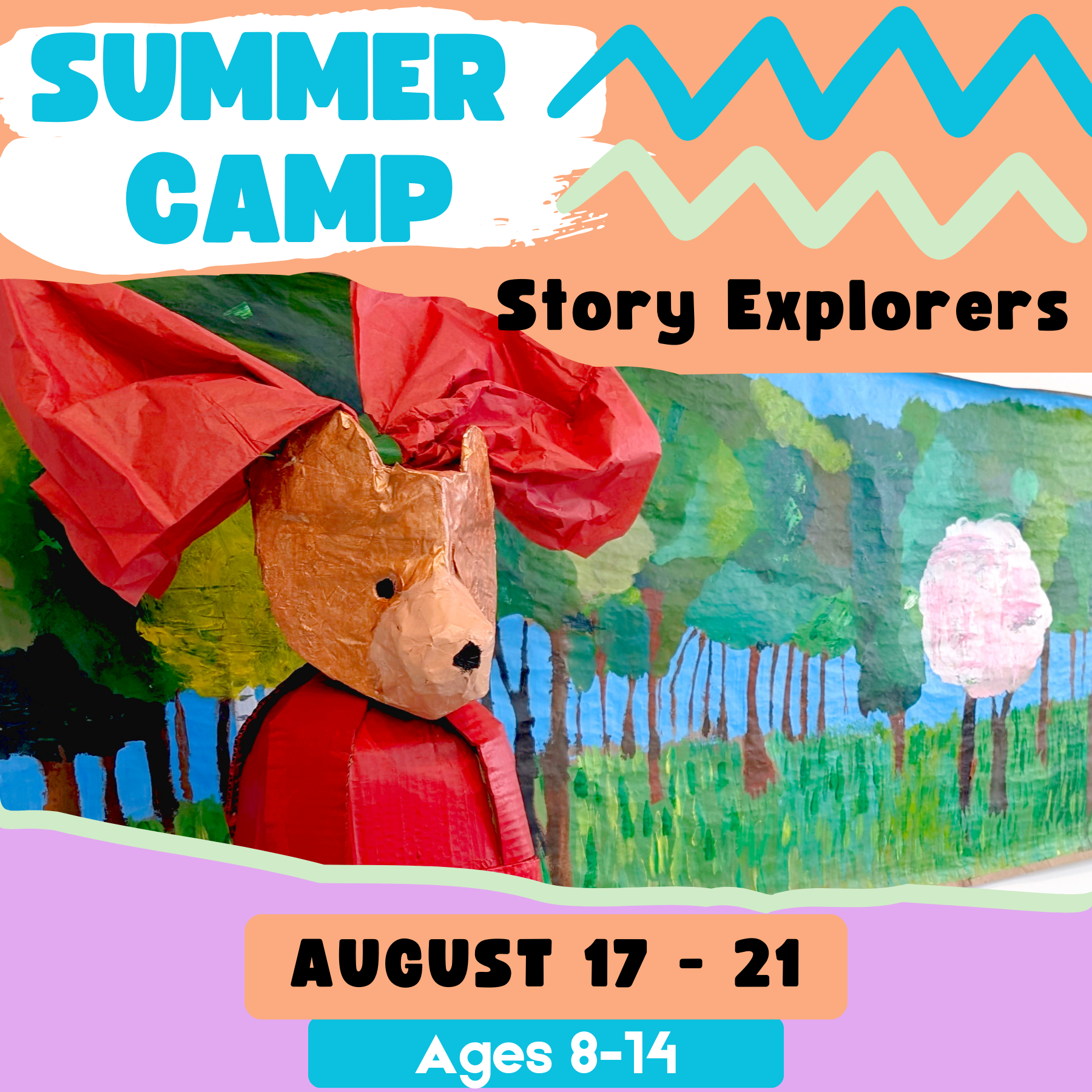 Summer Art Camp: Story Explorers (Ages 8-14)