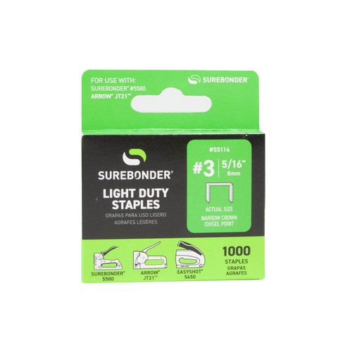 5/16" Long Steel Staples