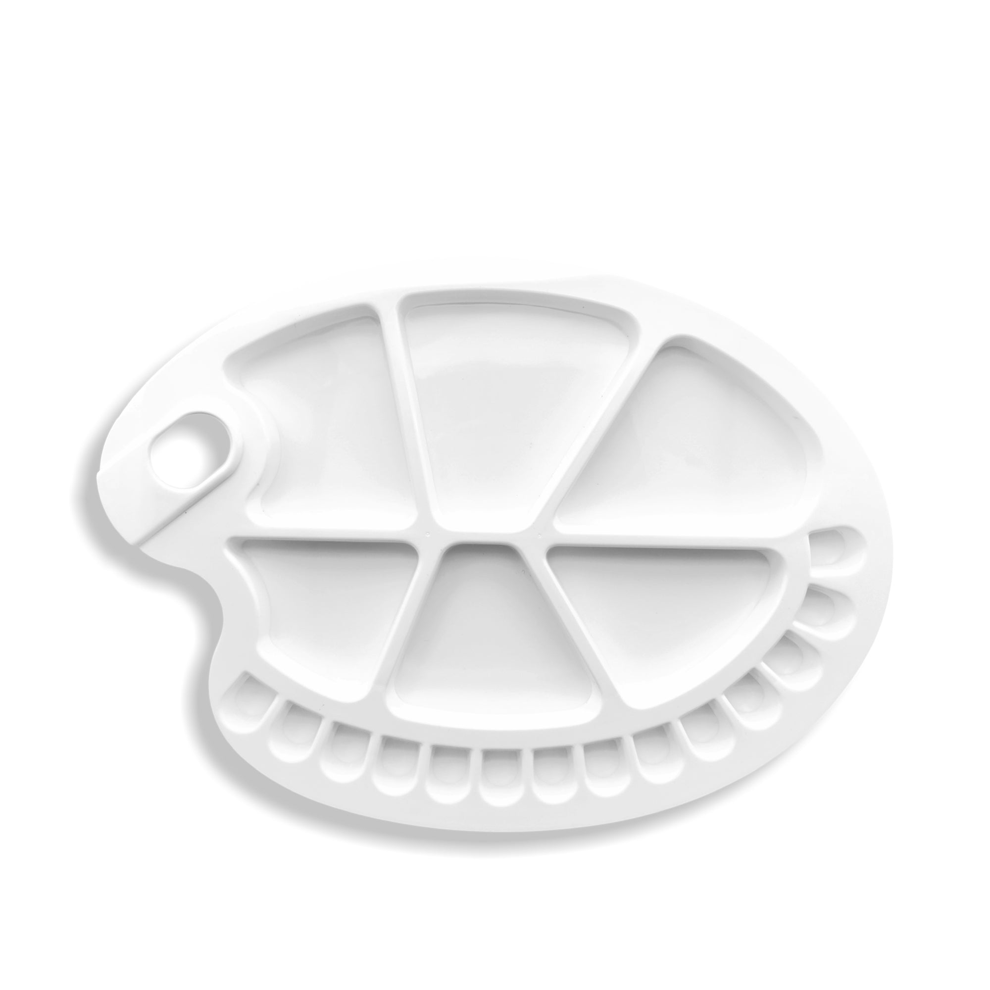 Plastic oval palette 6.5"x9"