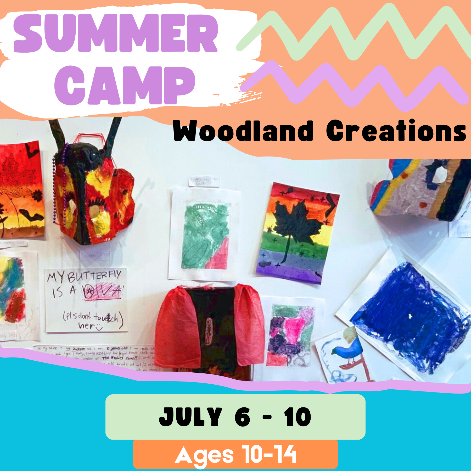 Summer Art Camp: Woodland Creations (Ages 10-14)