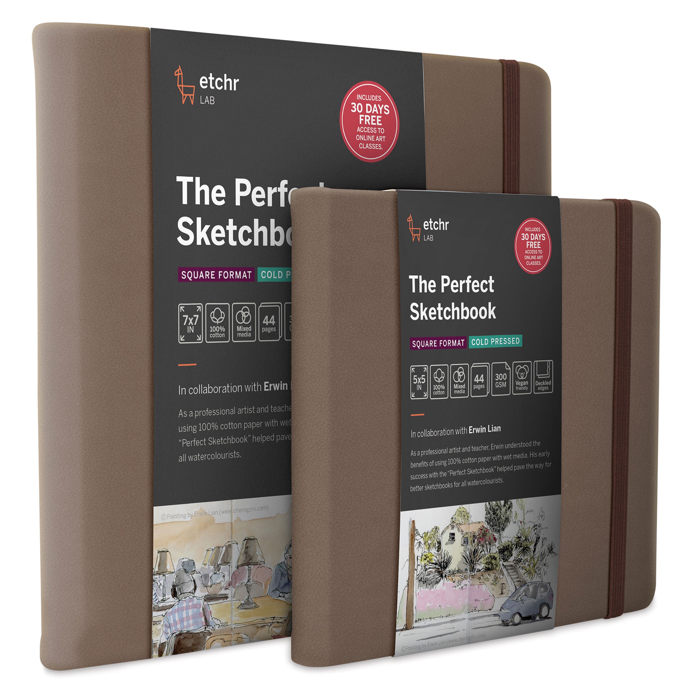 Etchr Perfect Sketchbook - Deckled Edge