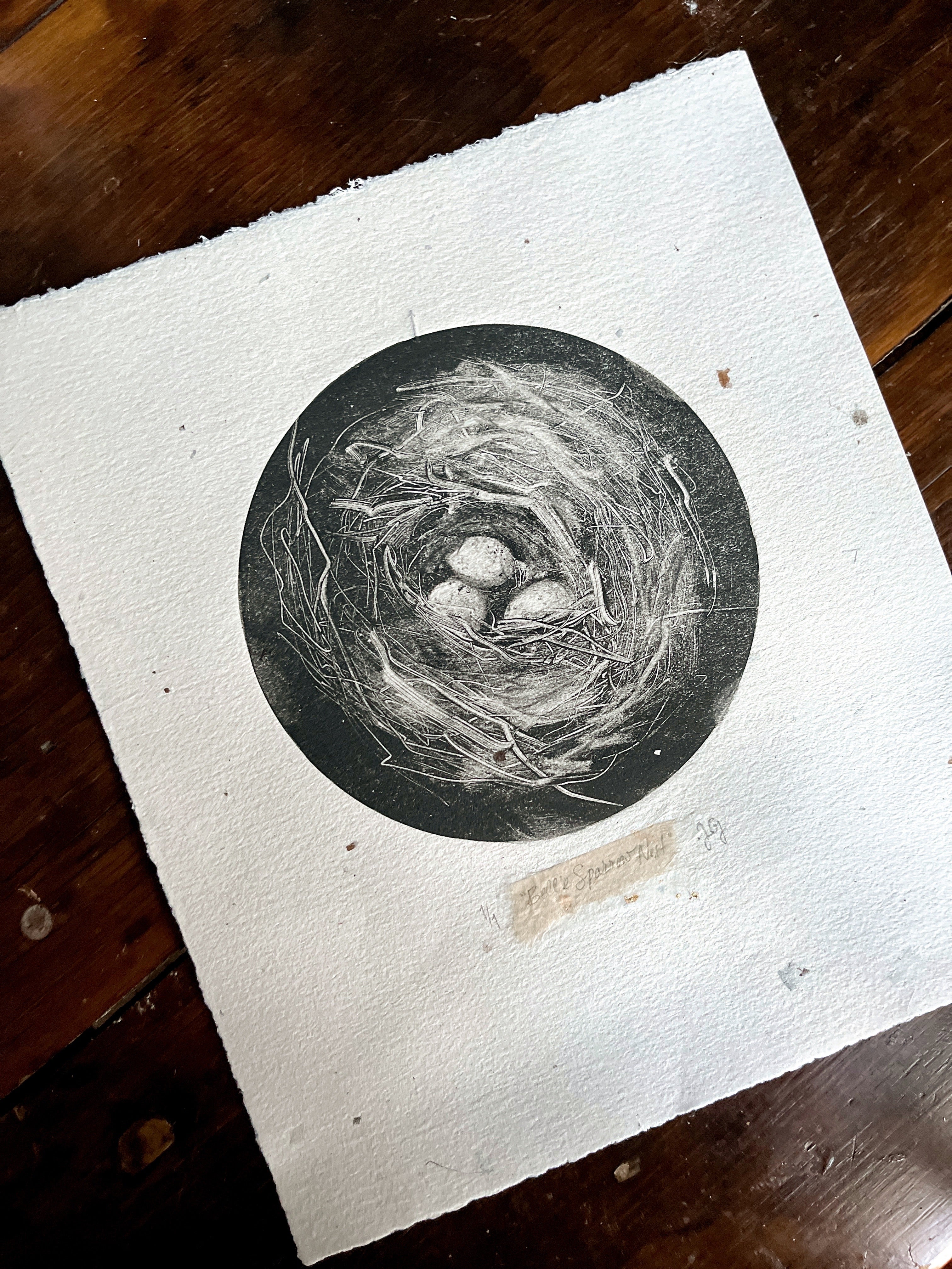 Moody Monotypes Printmaking