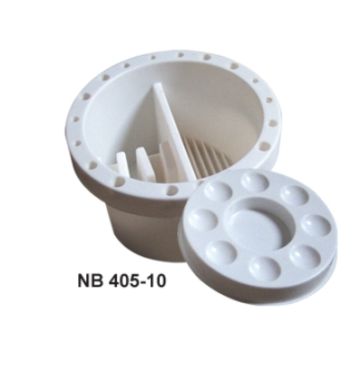 Round Plastic Brush Washer Basin
