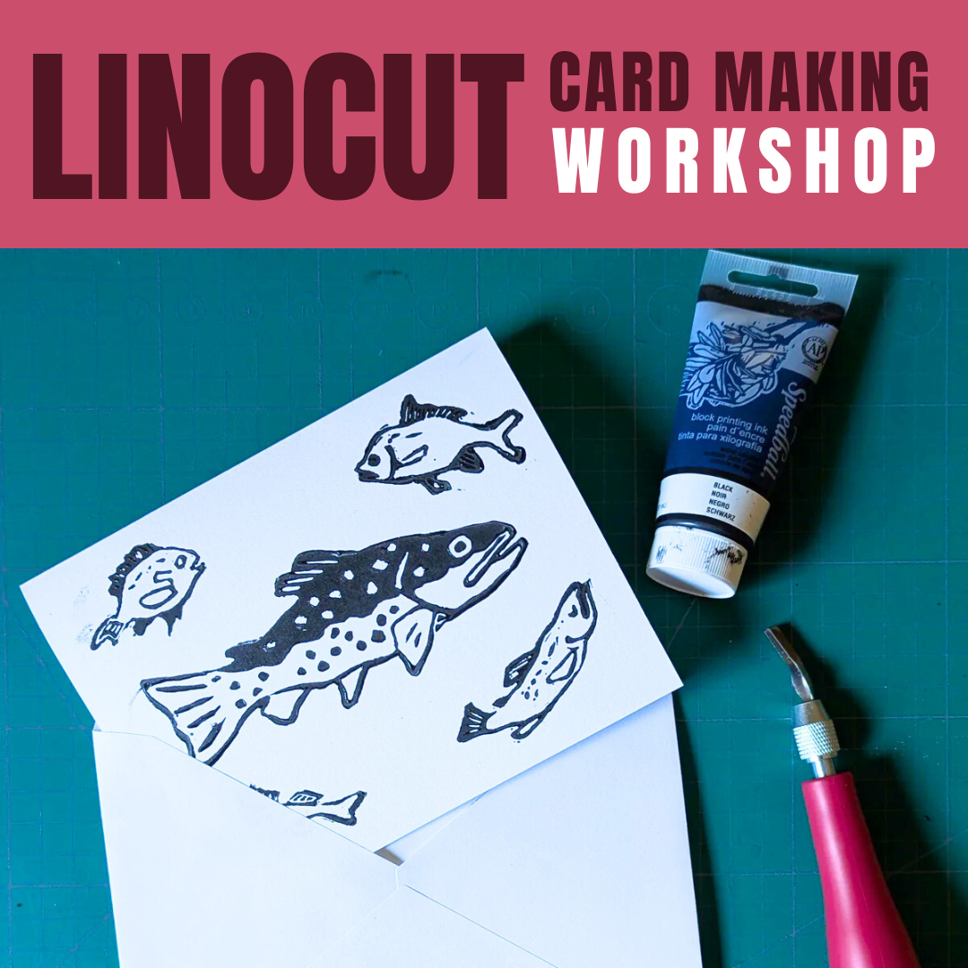 Linocut Card Making Workshop