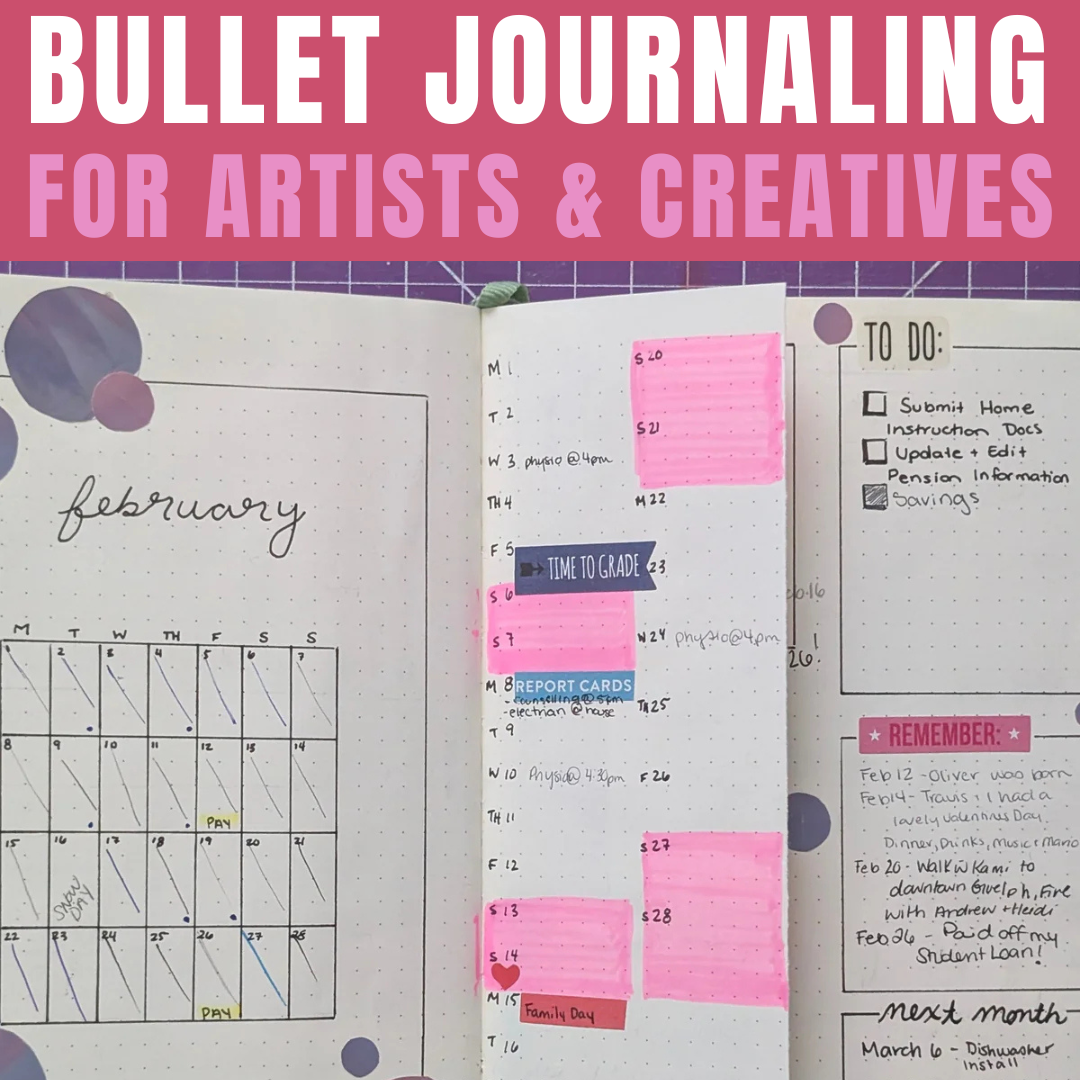GSA Bullet Journaling for Artists & Creatives