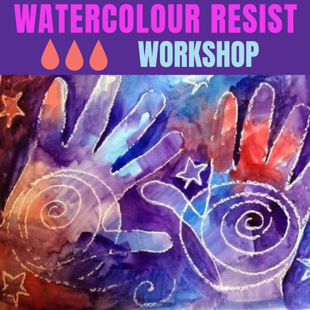 Watercolour Resist Workshop (Ages 6-13)