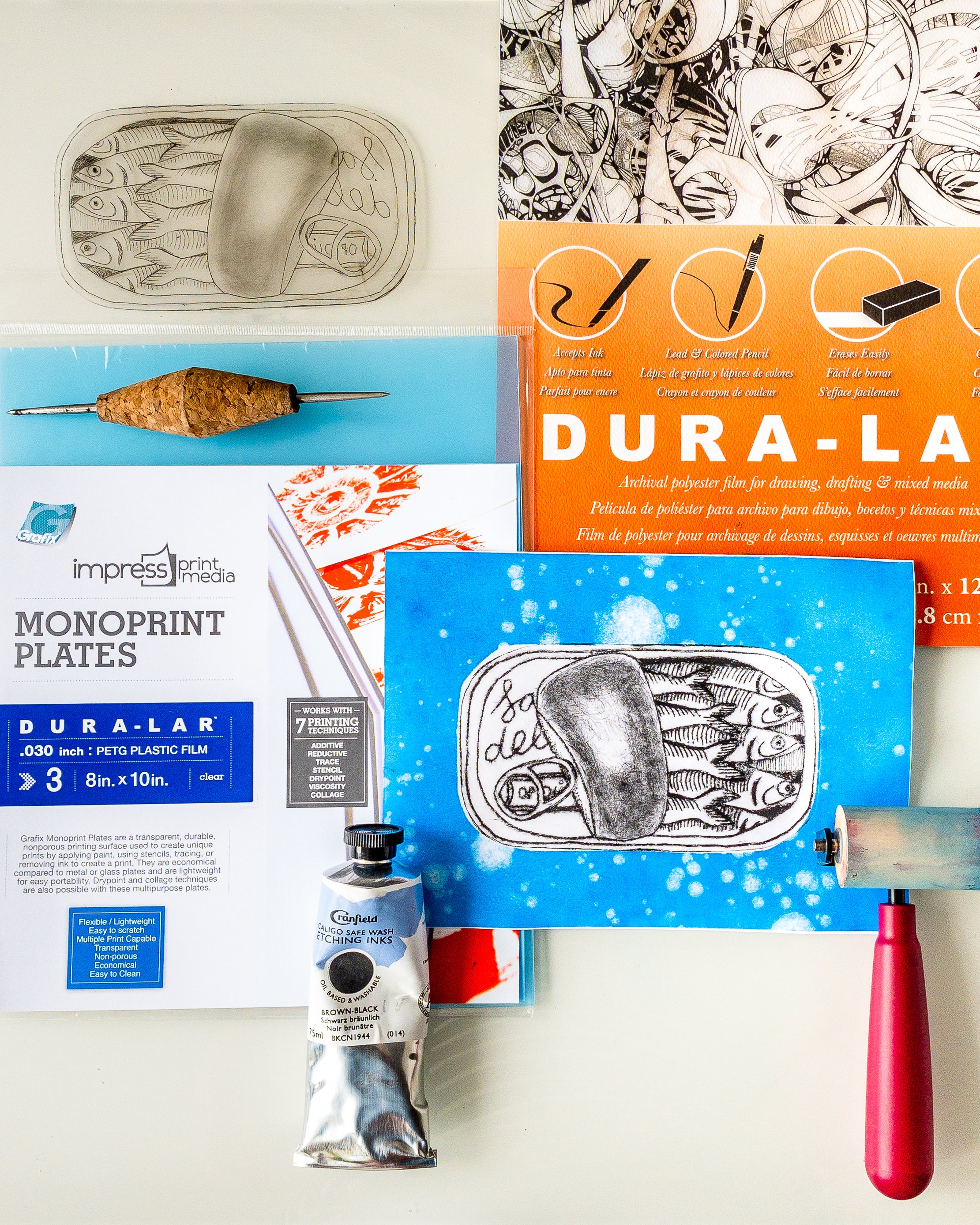 Impress Monoprint Plates 12"x18"