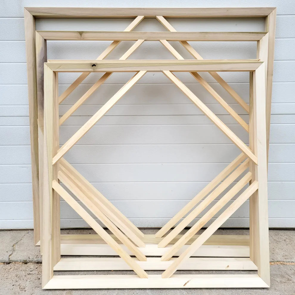 Rustic Burl Canvas Stretcher Frames