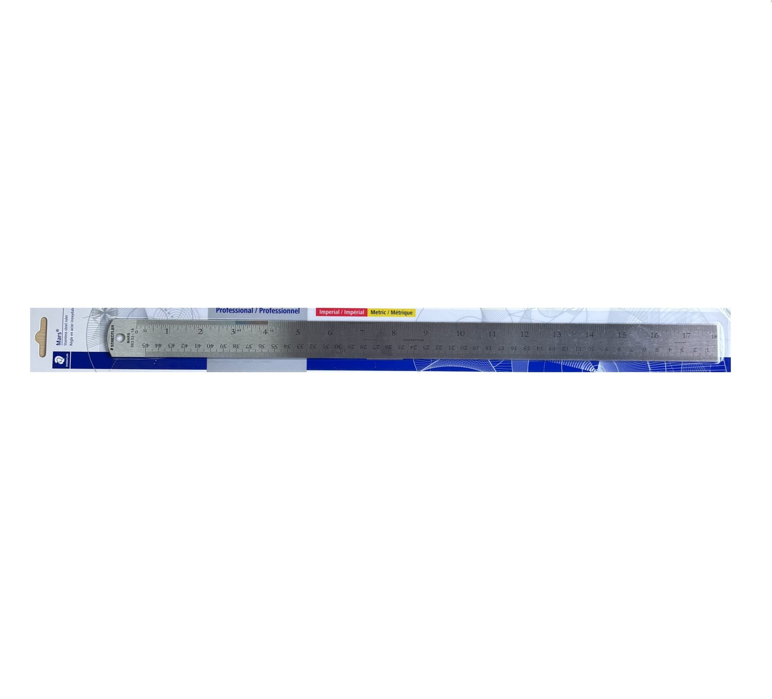 Staedtler 18" Stainless Steel Ruler