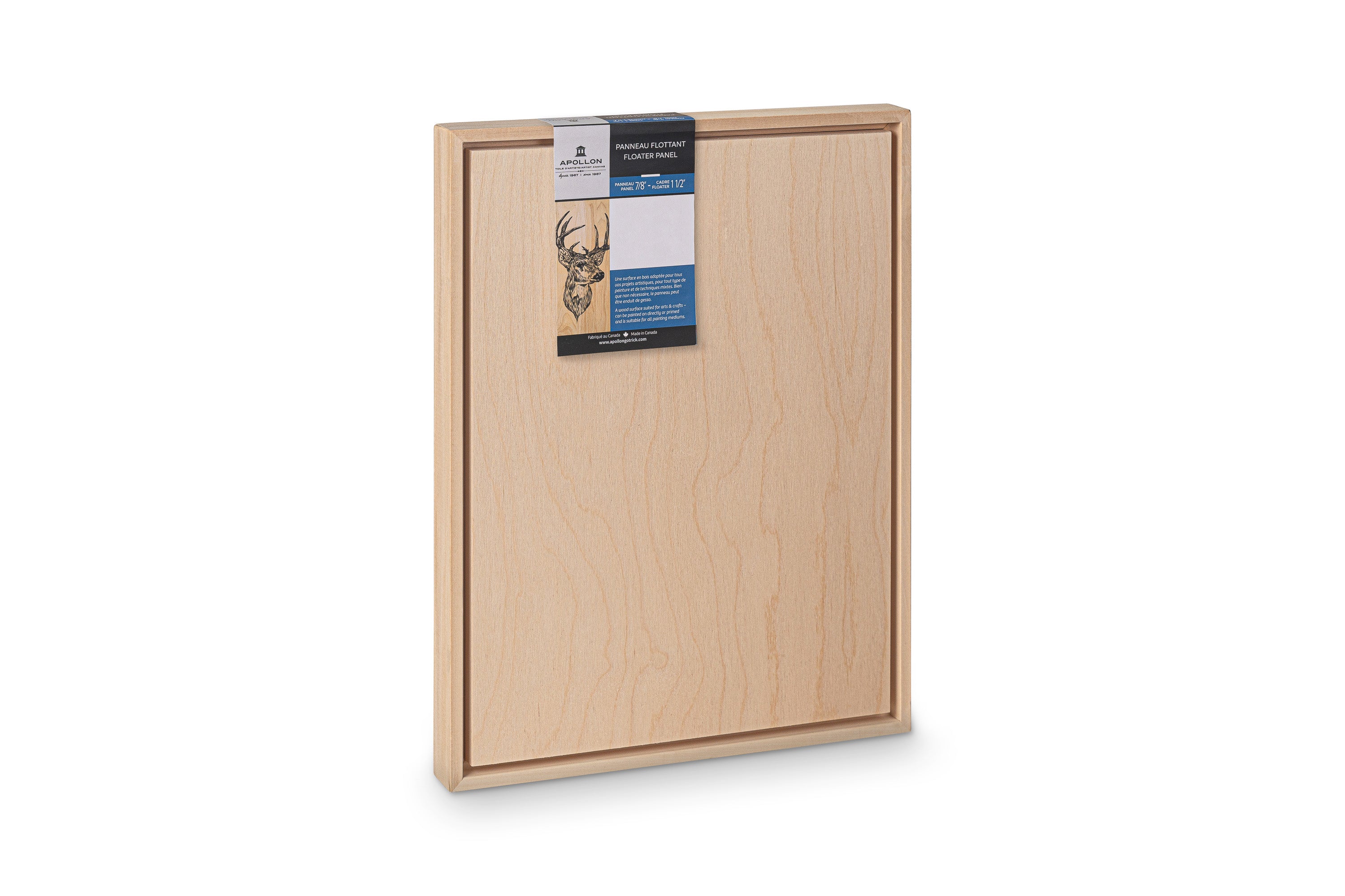 Standard Depth Wood Panel with Float Frame