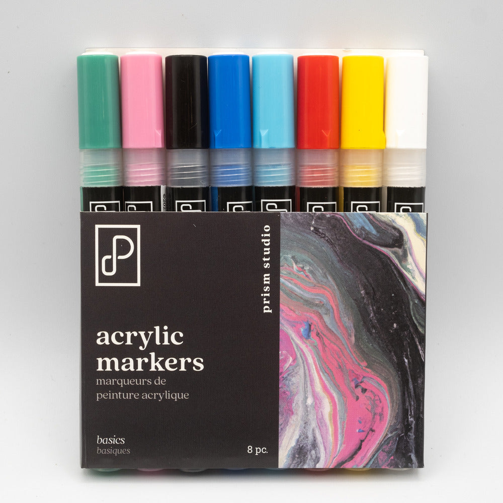 Prism Acrylic Paint Marker Basics 8pc Set