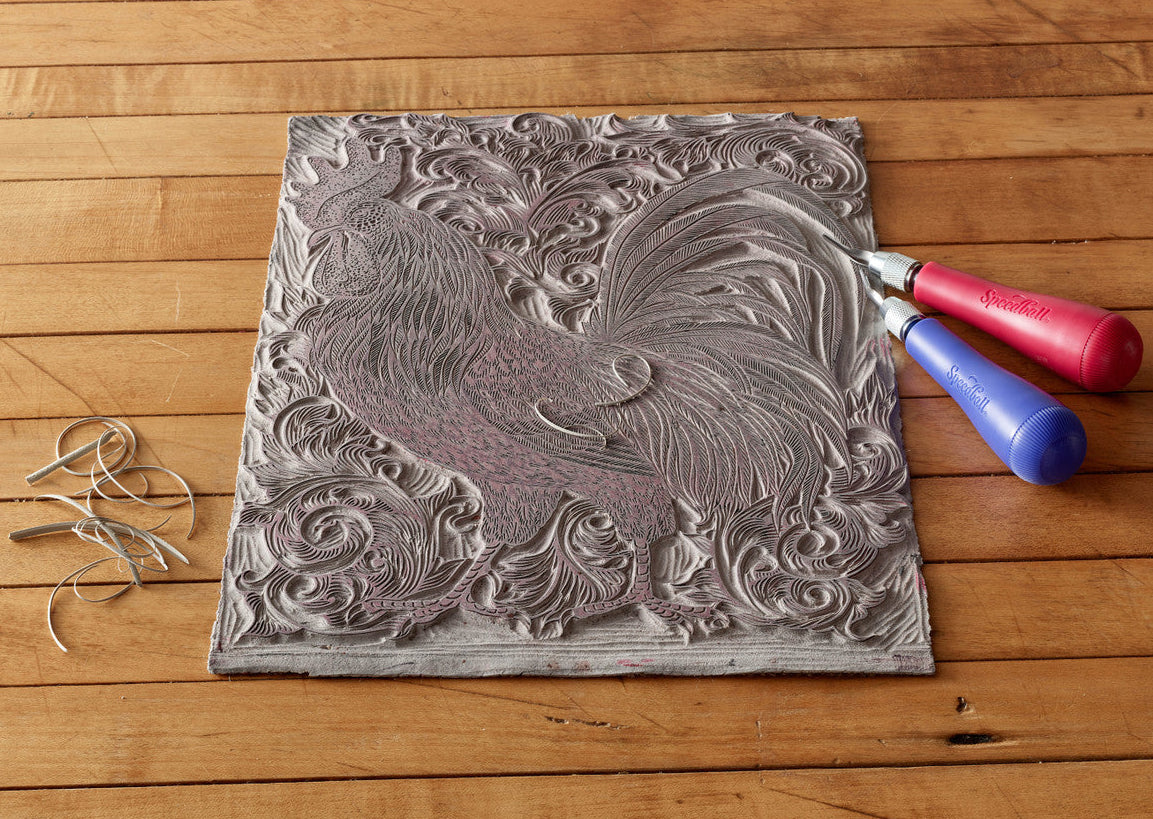 Speedball Battleship Gray Unmounted Linoleum