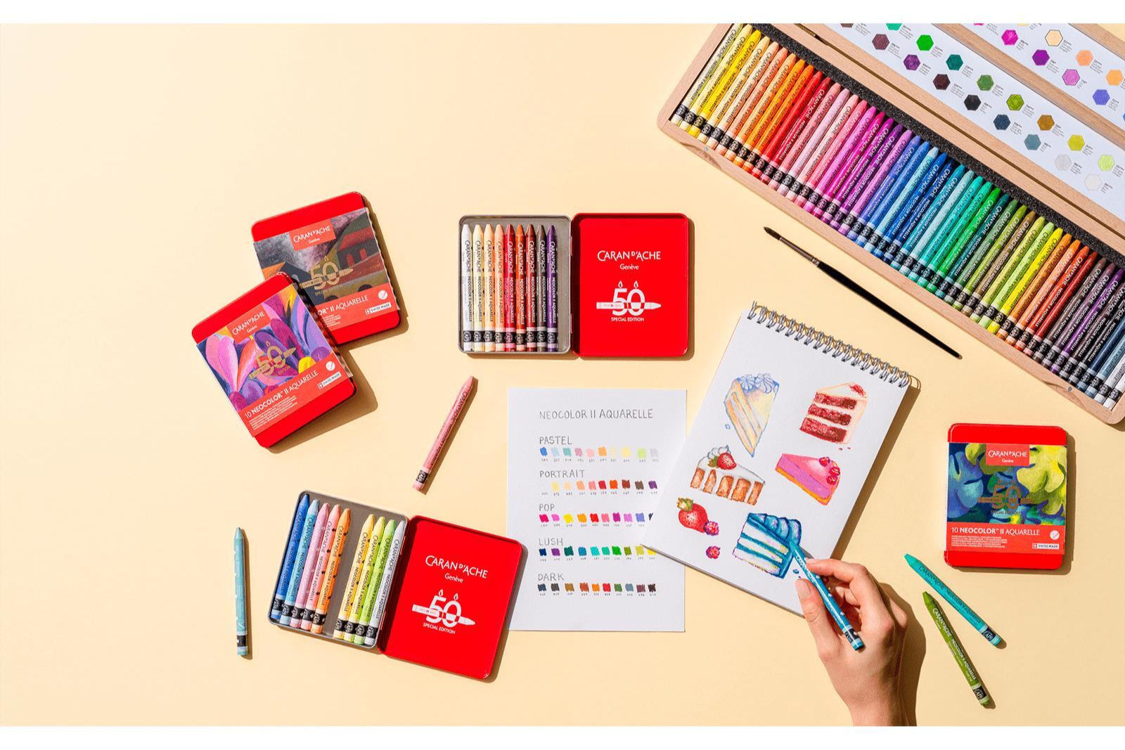 Neocolor II 50th Anniversary 10-Set