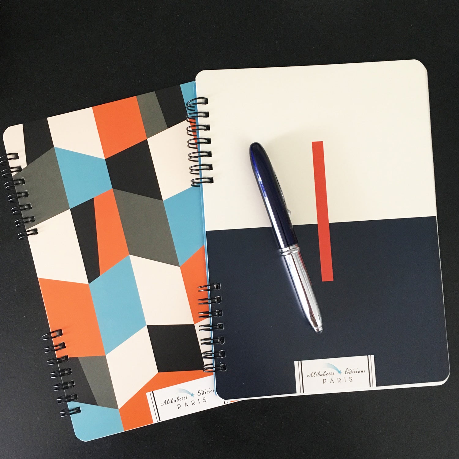 Alibabette Double Spiral Lined Journals