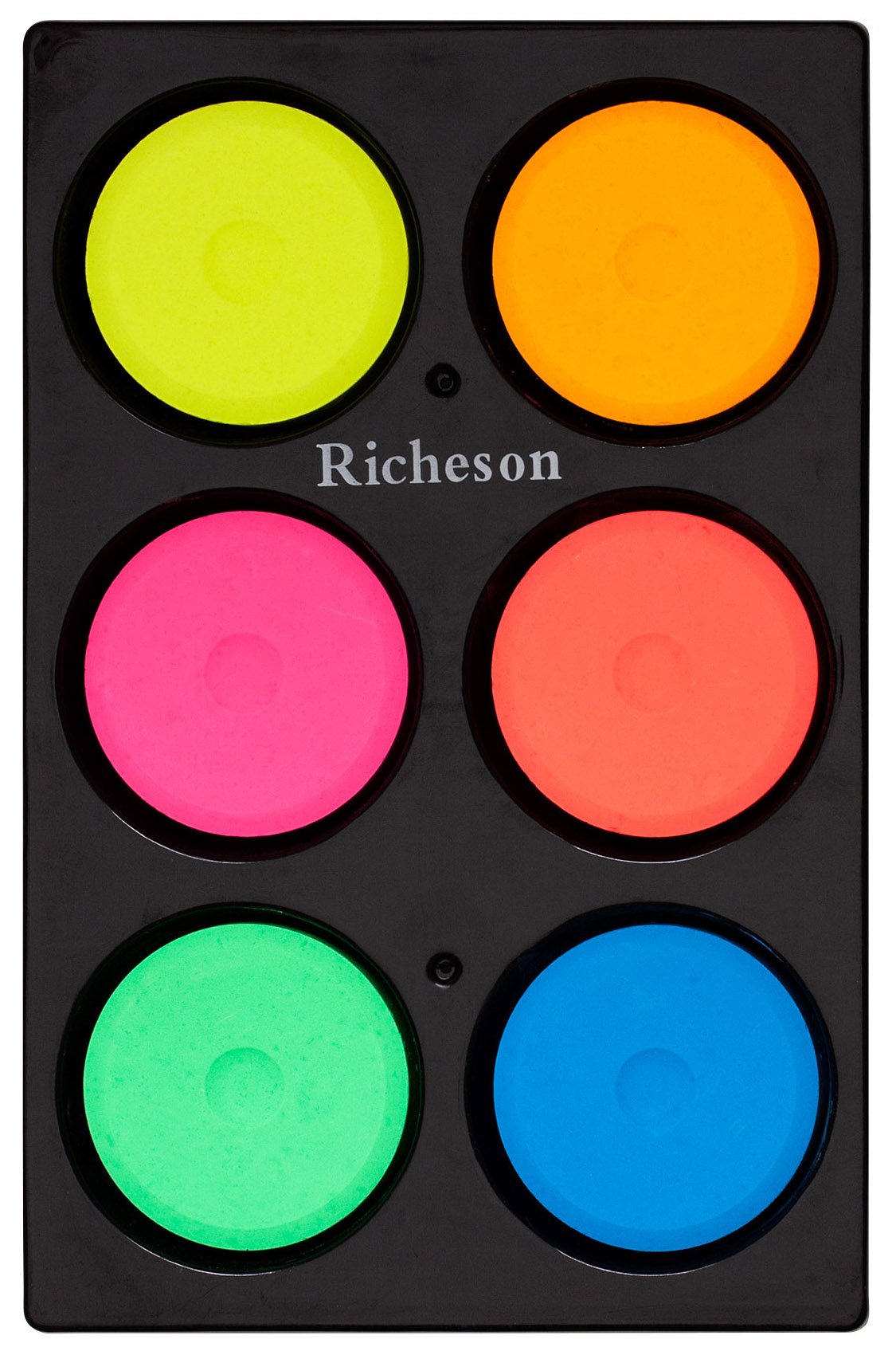 Tempera Pucks Fluorescent 6 set