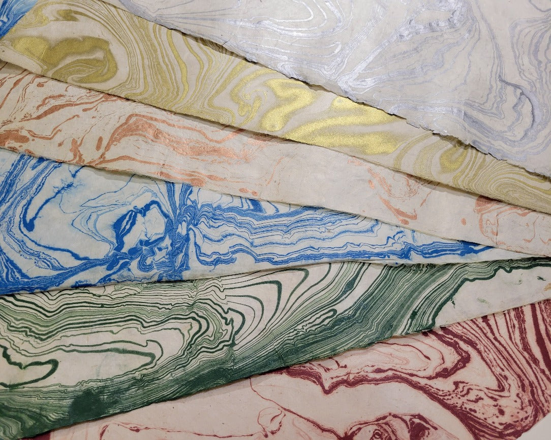 Marbled Lokta Paper 20″ x 30″