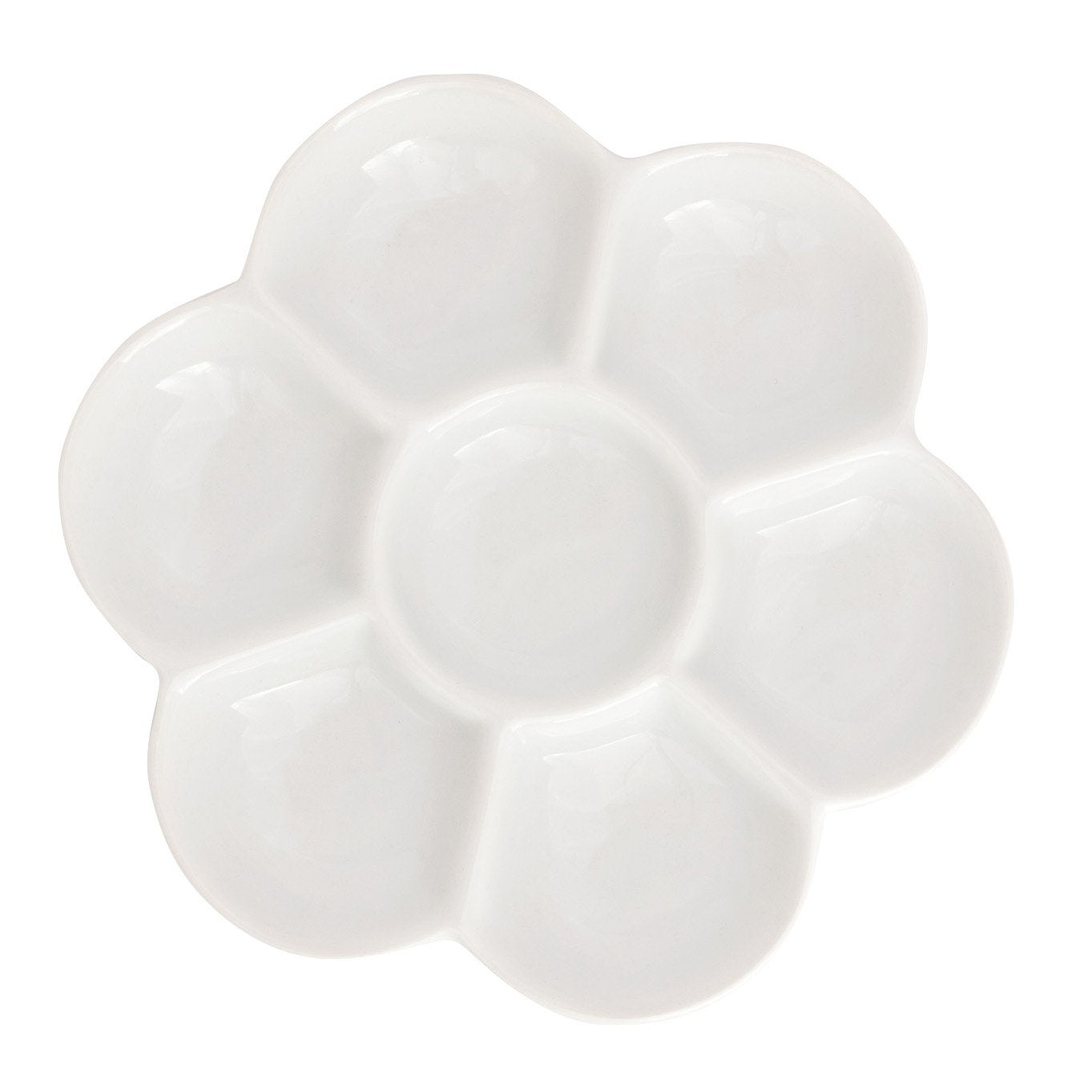 Porcelain 7 Well Flower Palette