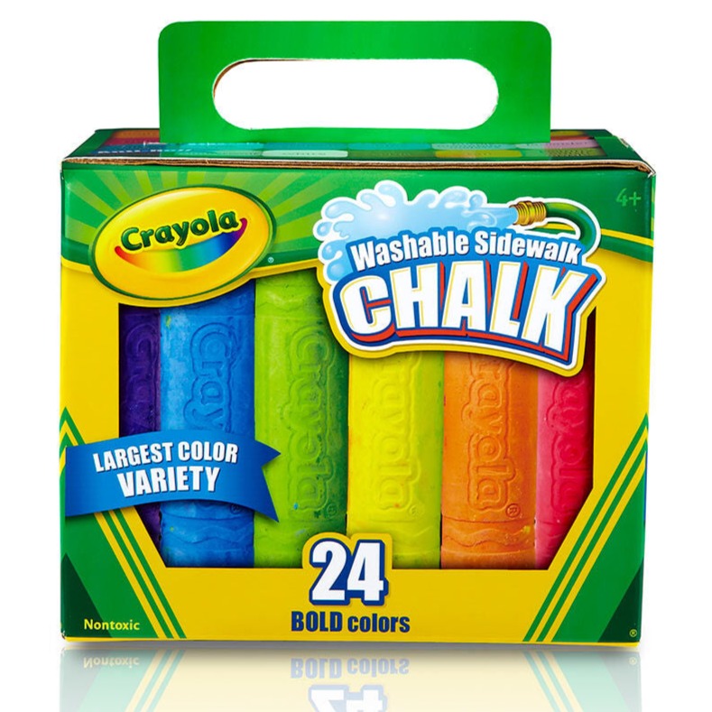 Crayola Sidewalk Chalk, 24 Pack