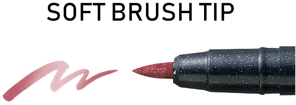 ZIG Fudebiyori Metallic Brush Pen