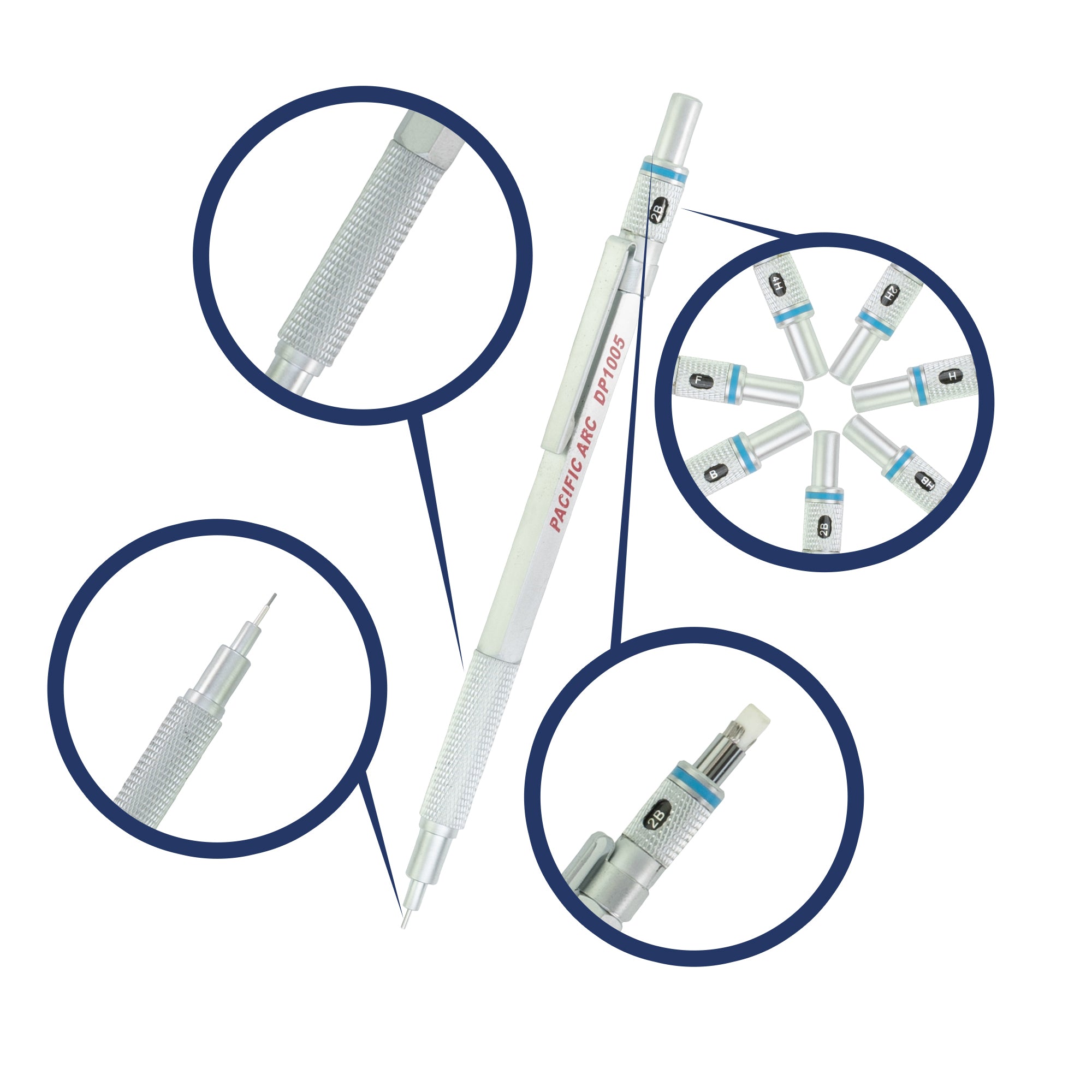 Chromagraph Stainless Steel Mechanical Pencil