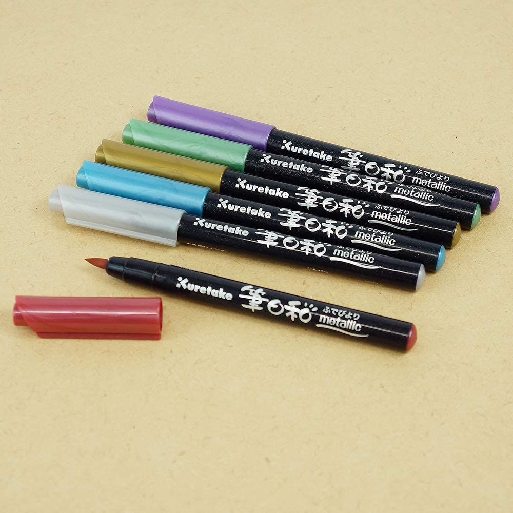 ZIG Fudebiyori Metallic Brush Pen