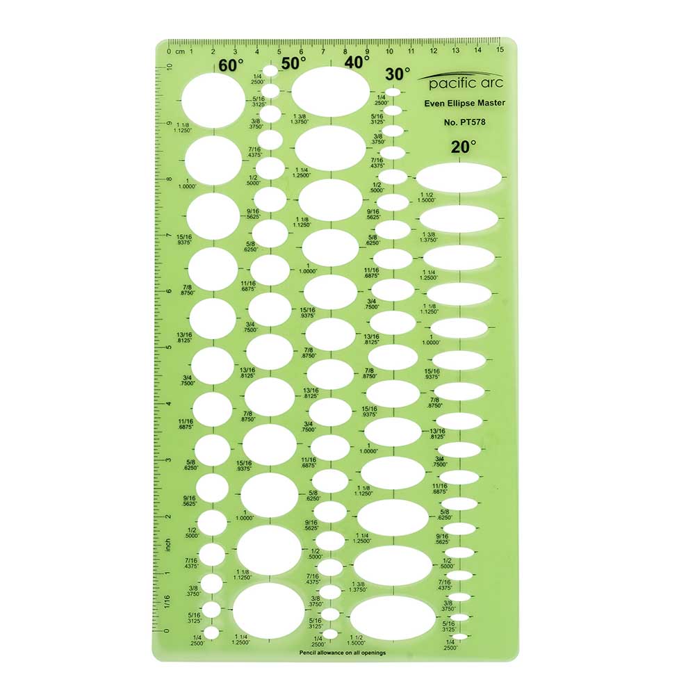 Even Ellipse Master Drafting Template