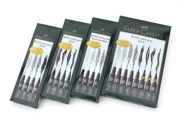 Faber Castell Pitt Pen Fine Point Pen Sets - Wyndham Art Supplies