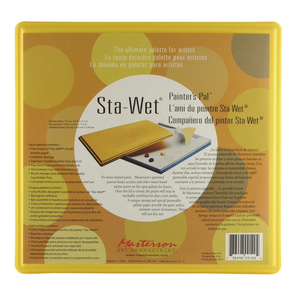 Sta-Wet Palettes and Refills - Wyndham Art Supplies