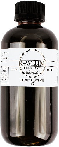 Gamblin Burnt Plate Oil 8oz