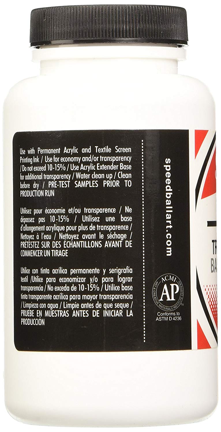 Speedball Fabric & Acrylic Transparent Base - Wyndham Art Supplies