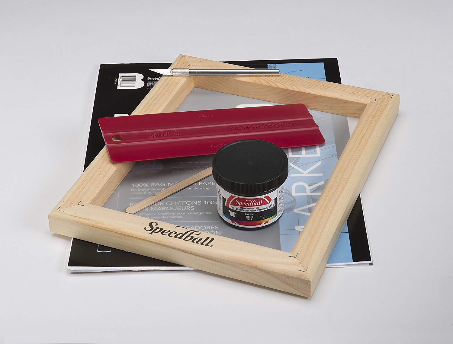 Speedball Paper Stencil Screenprinting Kit - Wyndham Art Supplies