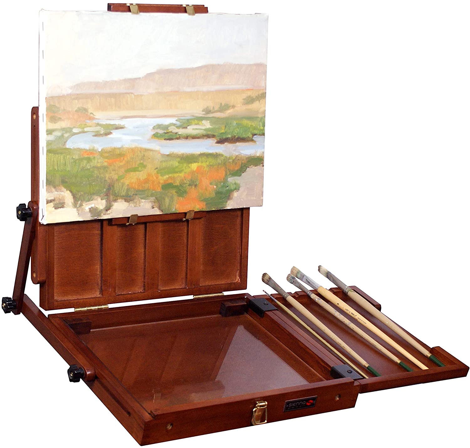 Jack Richeson Sienna Plein Air Artist Pochade Medium Box Easel - View #6