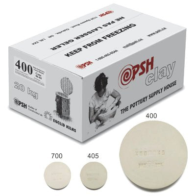 White Firing Clay #400 10kg - Wyndham Art Supplies