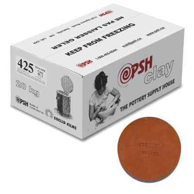 Red Firing Clay #425 10kg - Wyndham Art Supplies