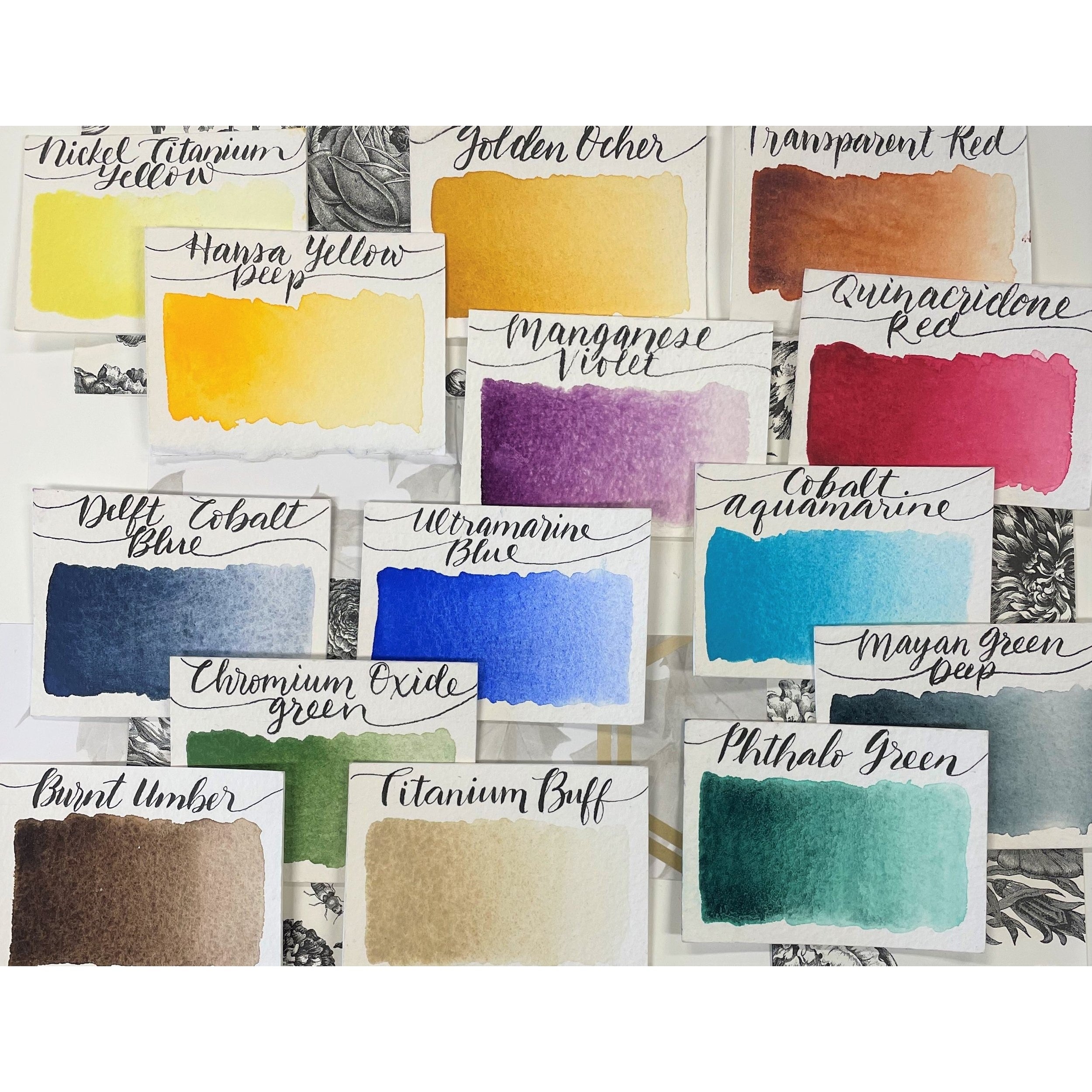 Stoneground Watercolour Paint - Coastal Palette -14 colour