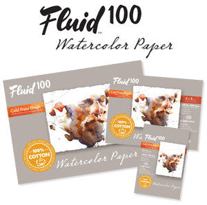 Fluid 100 Watercolour Blocks - Wyndham Art Supplies