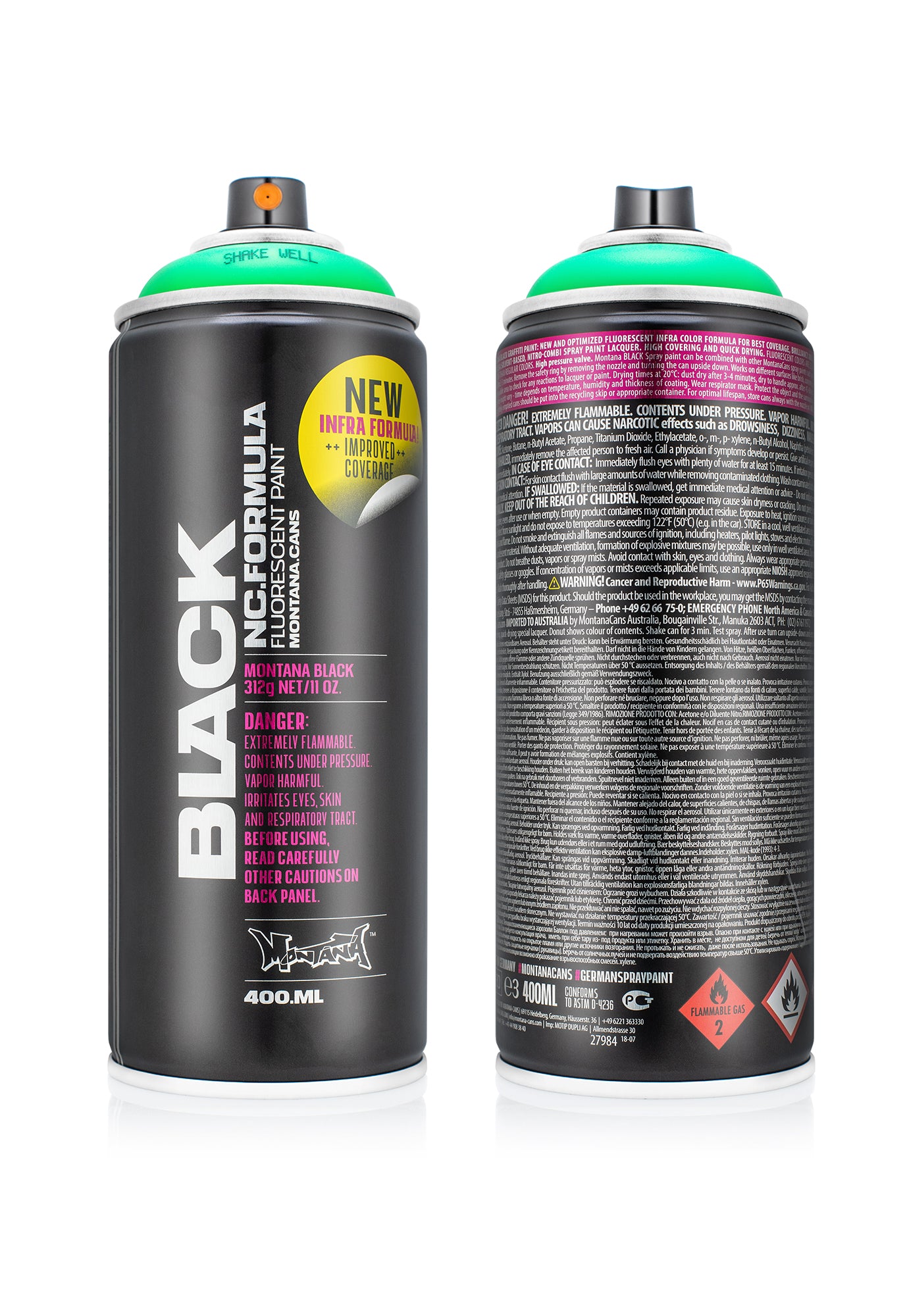 Montana Black Infra Spray Paint
