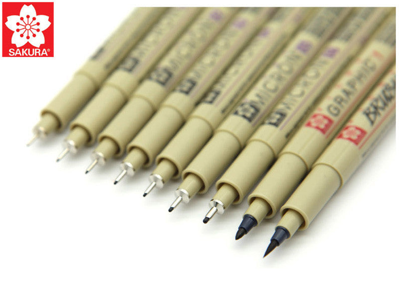 Pigma Pens Black - Wyndham Art Supplies