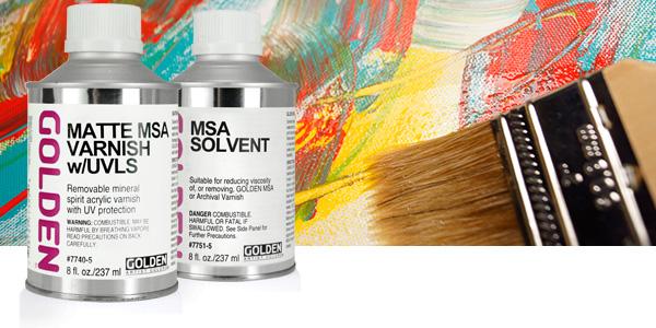 MSA Golden Varnish & Topcoat - Wyndham Art Supplies