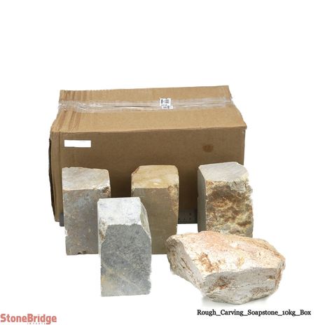 Soapstone 22 lbs Assorted Chunk Box