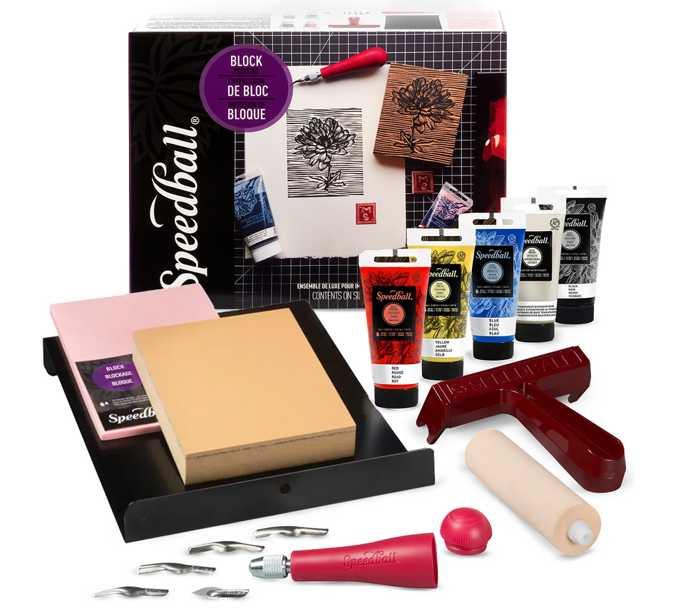 Speedball Deluxe Block Printing Kit - Wyndham Art Supplies