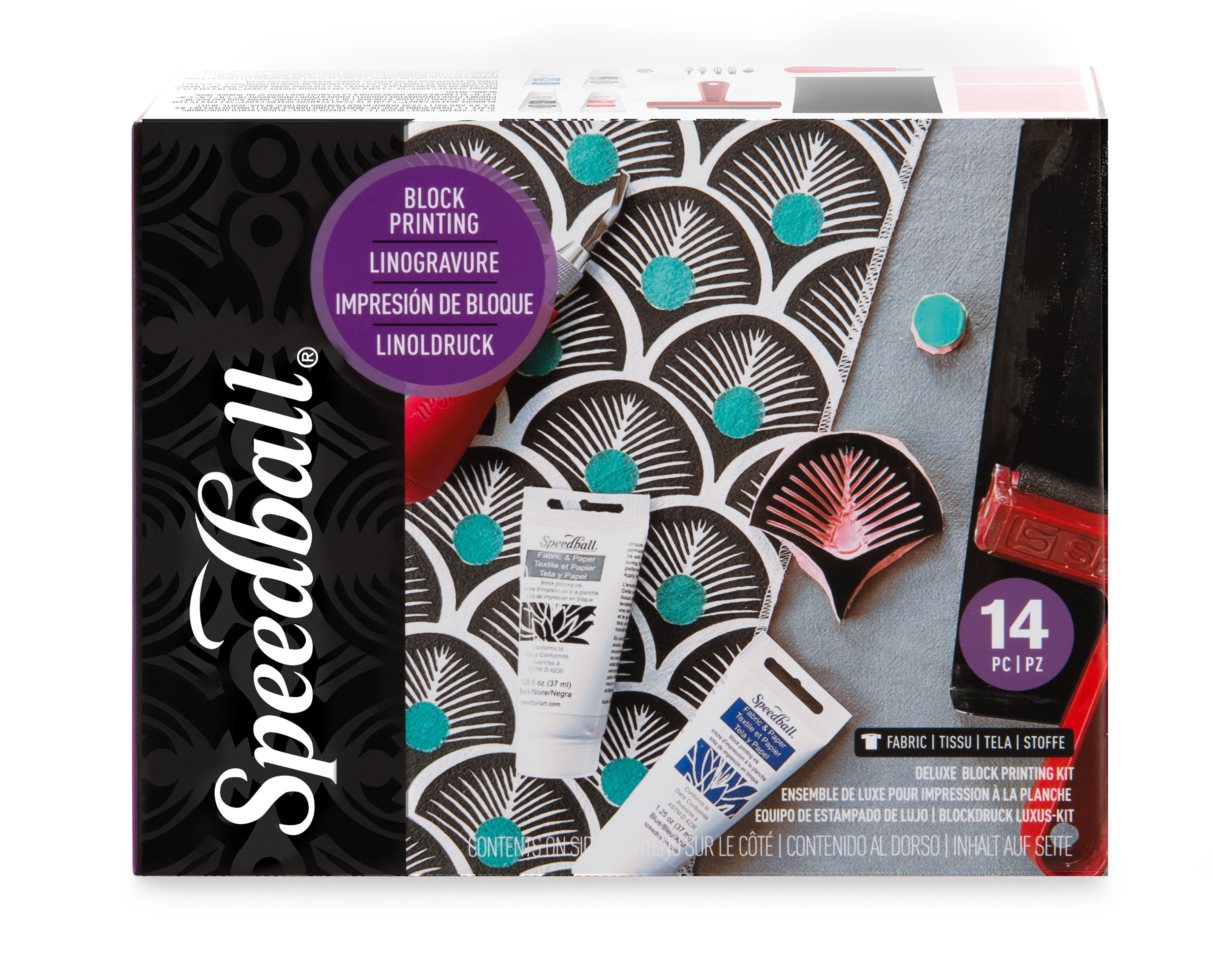 Speedball Fabric Deluxe Block Printing Kit