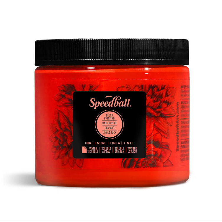 Speedball Water Based Block Ink 16oz/473ml