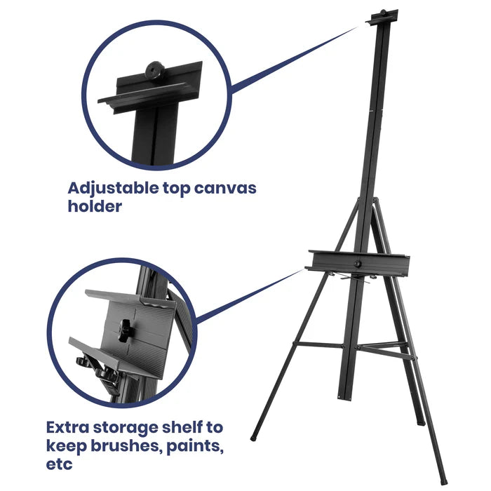 Aluminum studio easel- 'Bivouac'