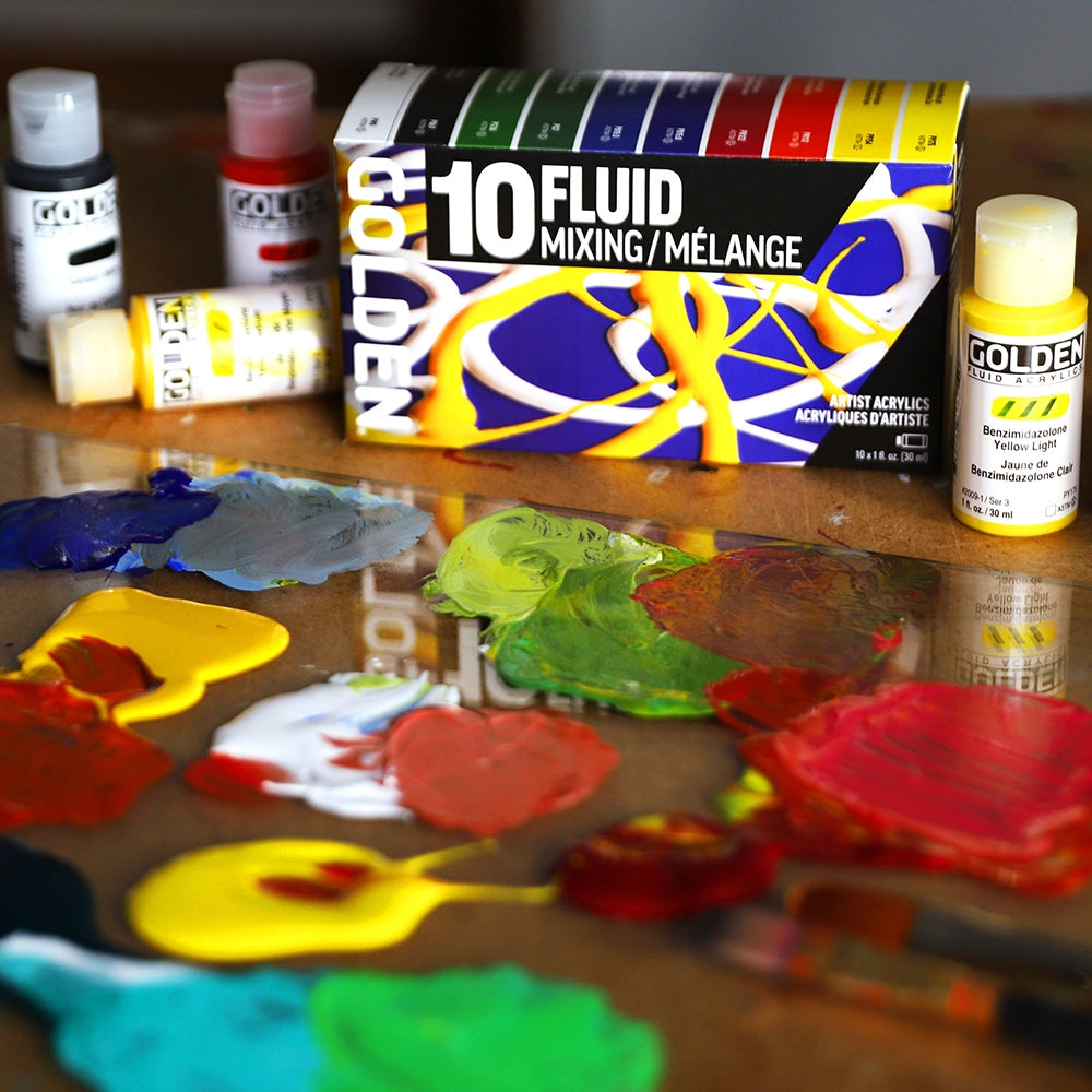 Golden Fluid Mixing Set