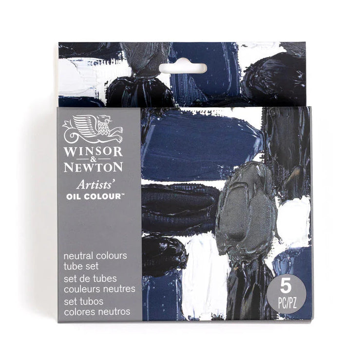 Winsor Newton Artist Oil Paint Sets 5x37ml Tubes