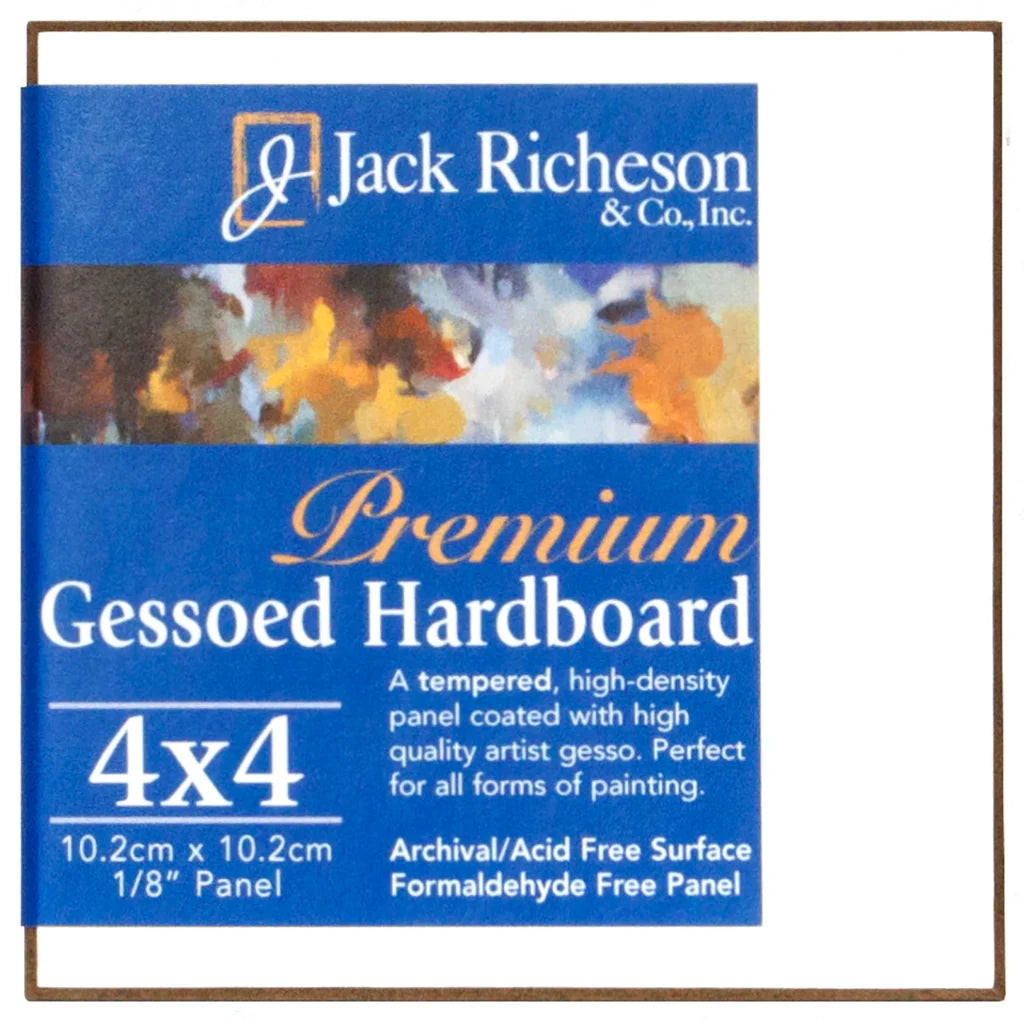 Jack Richeson Gessoed 1/8" Tempered Hardboard Panels