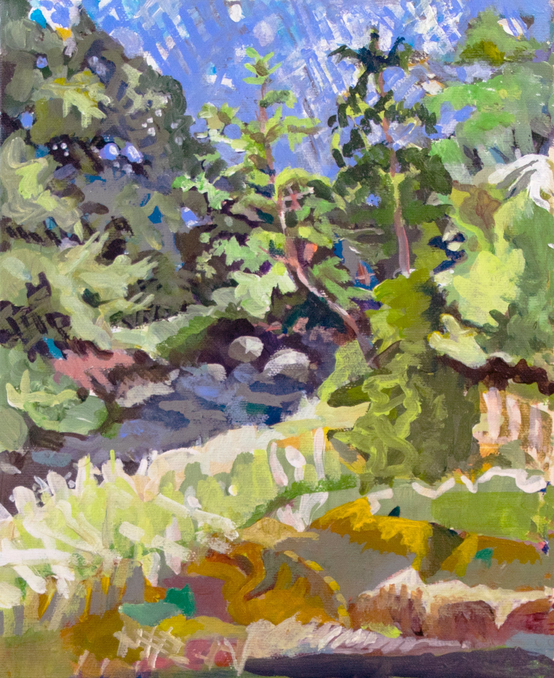 Landscape Painting with Water Based Media