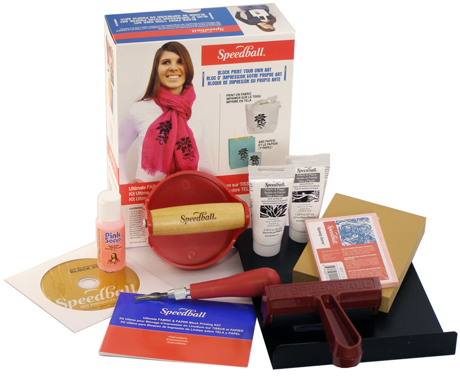 Speedball Ultimate Fabric Block Printing Kit